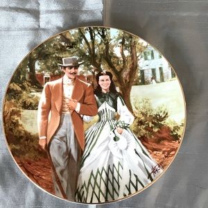 Rhett and Tara Gone With the wind plate.